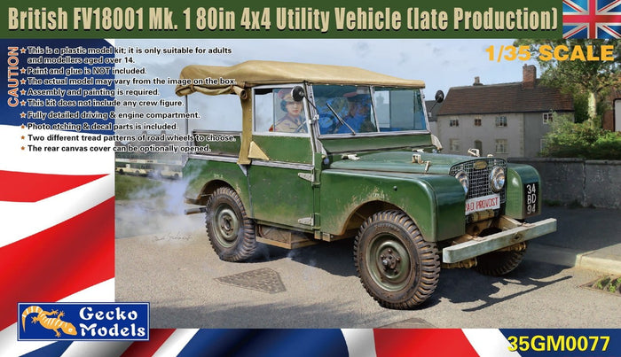 Gecko Models 1/35 British FV18001 Mk.1 80in 4x4 Utility Vehicle Late P
