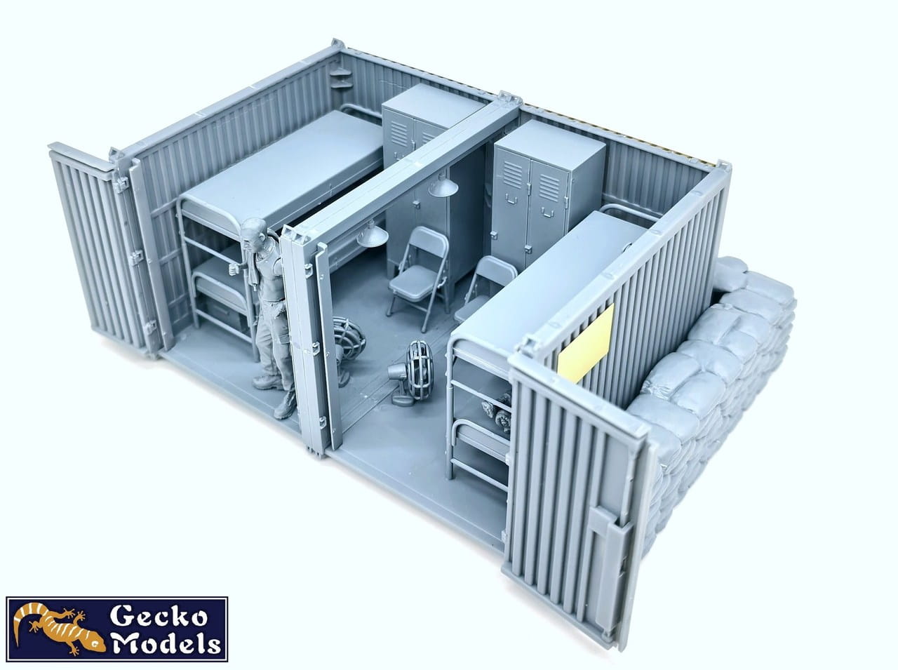 Gecko Models 1:35 scale US Army Base Temporary Dormitories In Vietnam War Era 35GM0116 plastic model kit