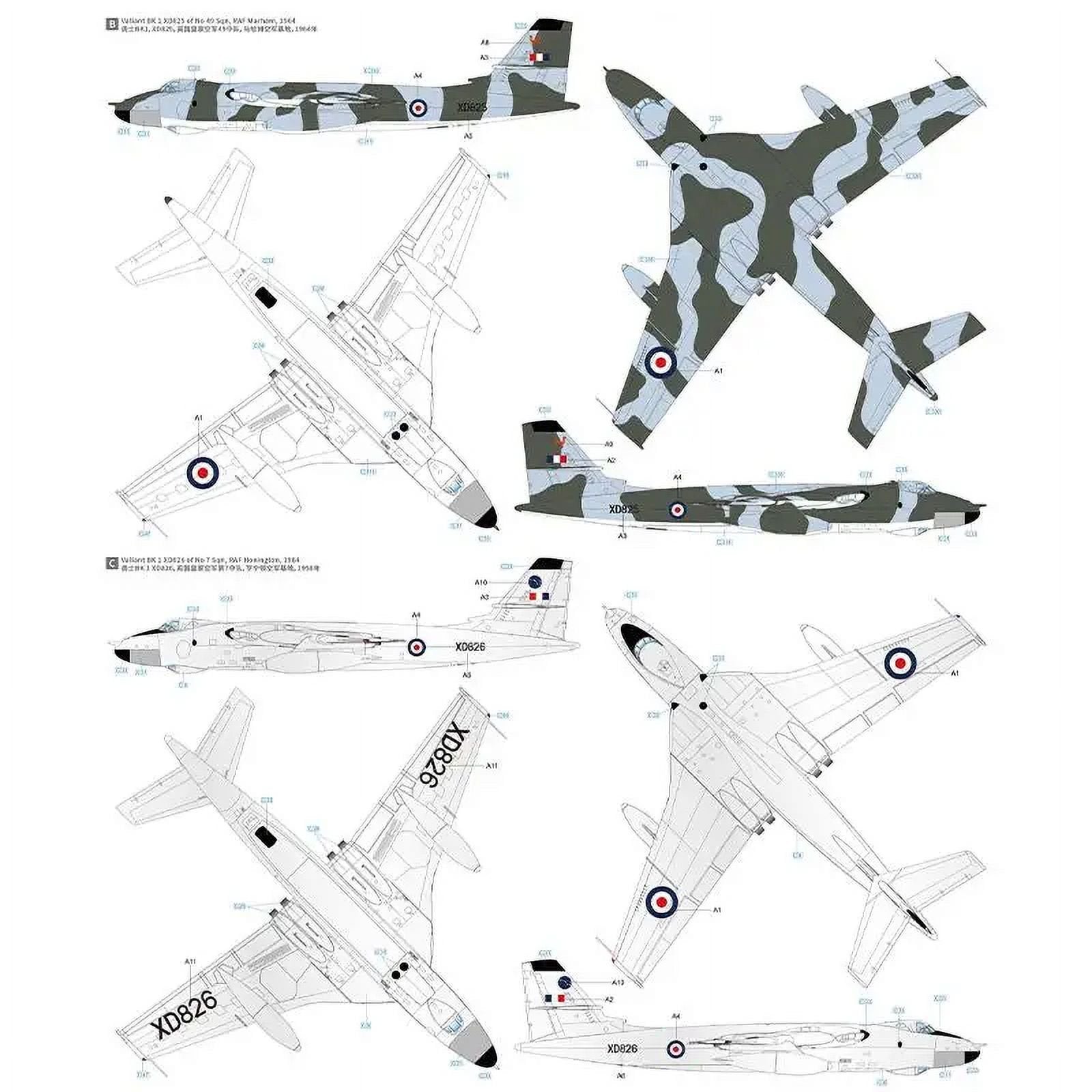 Great Wall Hobby 1:144 scale RAF Vickers Valiant B Mk.1 British Strategic Bomber L1010 scale model kit