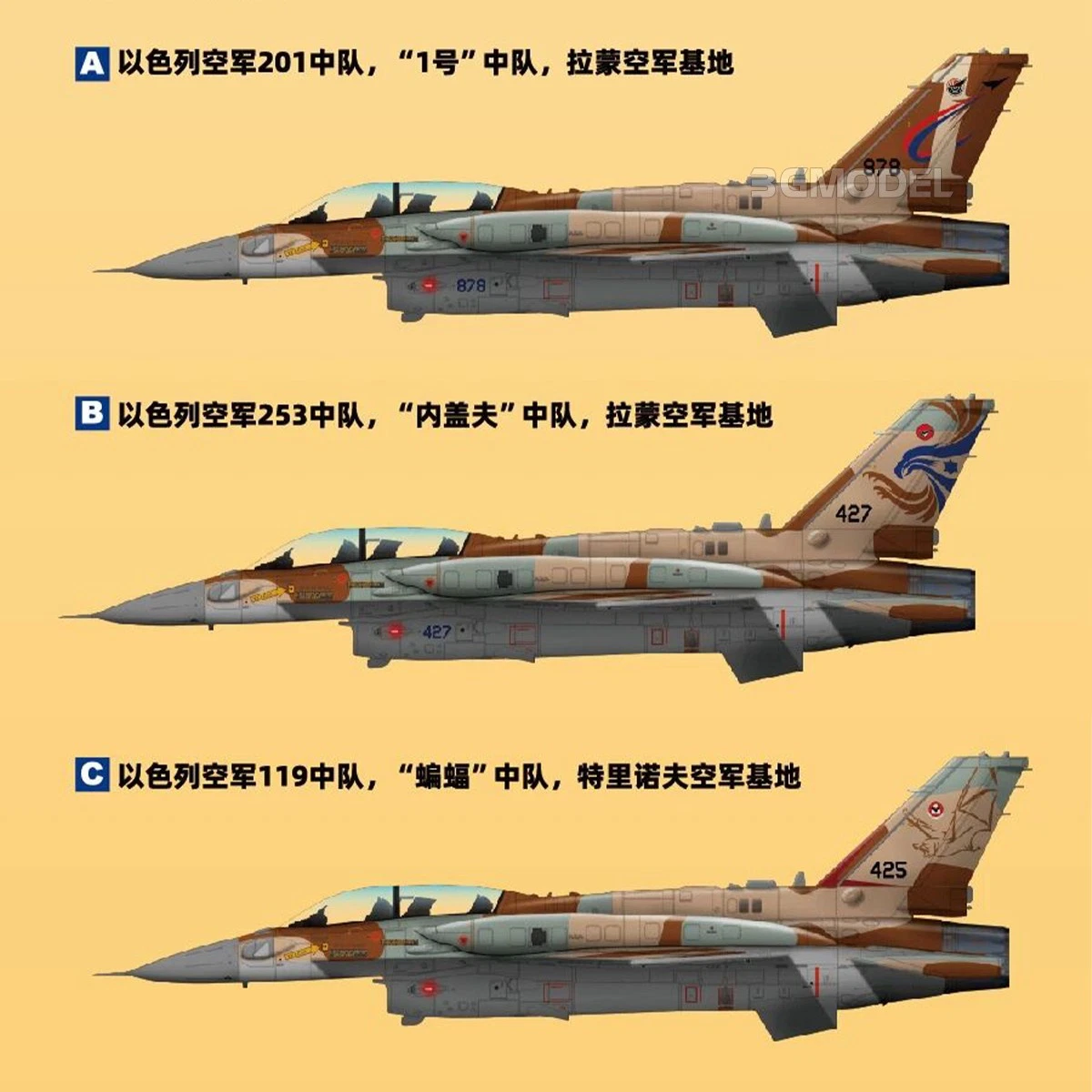 Great Wall Hobby 1:48 scale F-16I Sufa Israeli 2-Seat Fighter (1st Bat Great Wall Hobby 1:48 scale F-16I Sufa Israeli 2-Seat Fighter (1st Bat