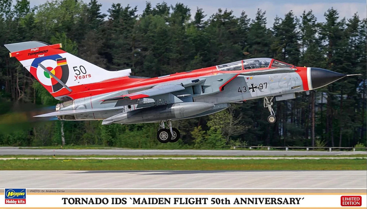 Hasegawa 1/72 Tornado IDS “Maiden Flight 50th Anniversary” Plastic Model Kit 02479