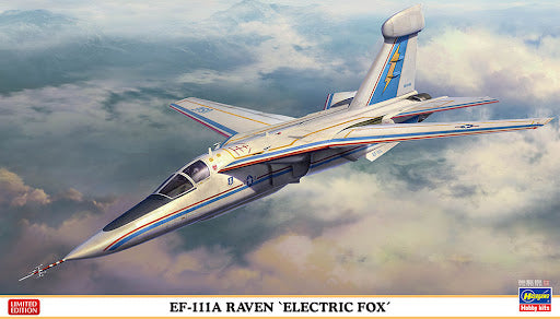 Hasegawa 1/72 EF-111A Raven “Electric Fox” Plastic Model Kit 02483