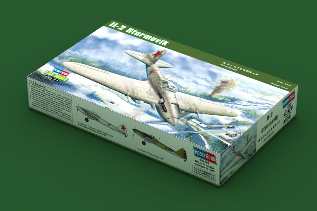 HobbyBoss 1/32 IL-2 Sturmovik Ground Attack Aircraft Kit 83201
