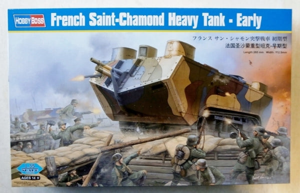 HobbyBoss 1/35 French St. Chamond Heavy Tank (Early) (No. 83858)