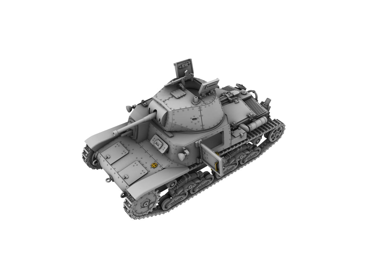 IBG Models 1:72 scale M13/40 Italian Tank Late Production 72125 scale model kit