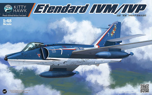 Kitty Hawk 1/48 Scale Etendard IVP/IVM Plastic Model KH80137 NZ Stock