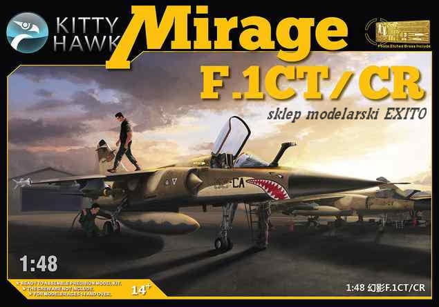 KITTY HAWK 1:48 scale Mirage F.1CT / CR 80111 scale model kit