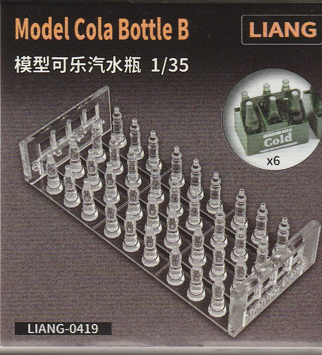 Liang Model 1/35 Scale 36x Cola Bottles B LIANG-0419 Plastic Model Kit
