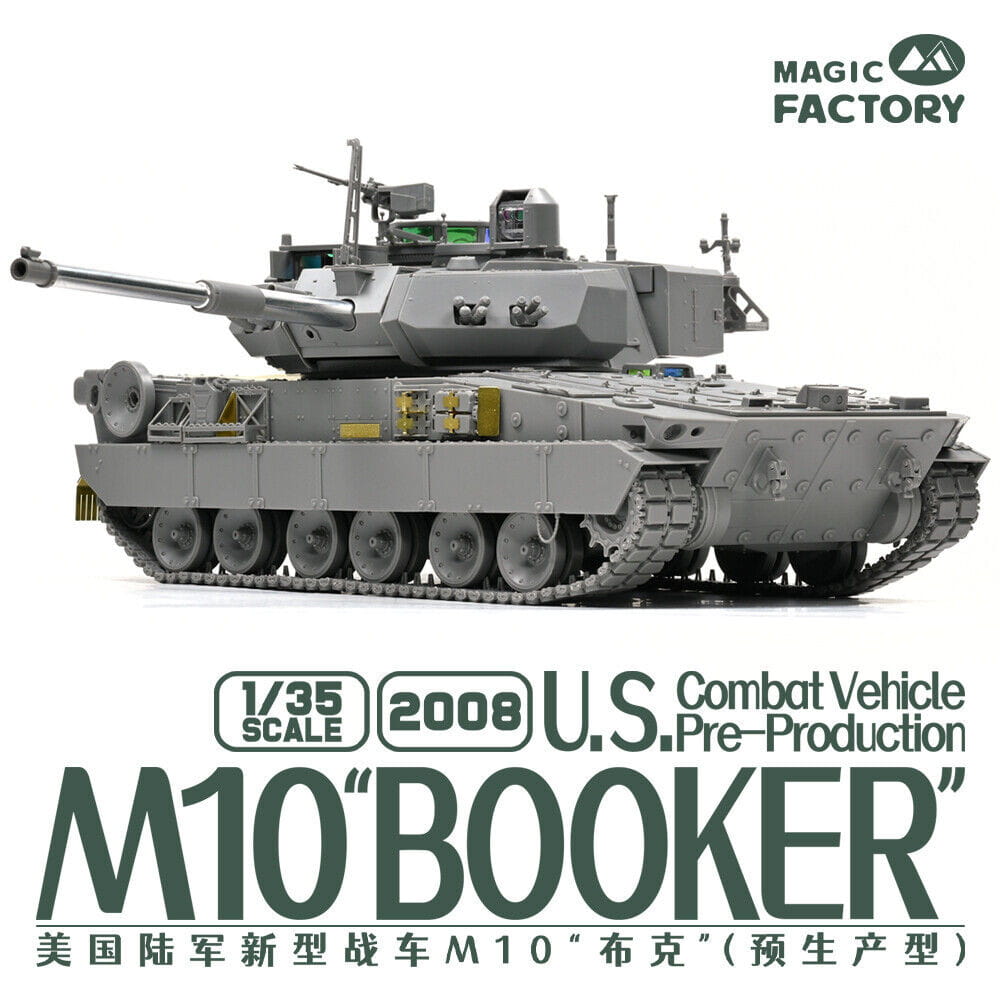 Magic Factory 1/35 Scale U.S. Combat Vehicle M10 “Booker” Plastic Model MF2008 NZ Stock