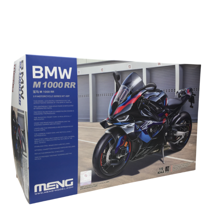 Meng Model 1/9 BMW M 1000 RR MT-009 German Superbike Racing Motorcycle Plastic Model Kit NZ Stock