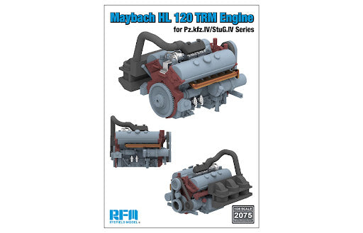 Rye Field 1/35 Maybach HL 120 TRM Engine – RM-2075 (Pz.Kpfw. IV / StuG IV)