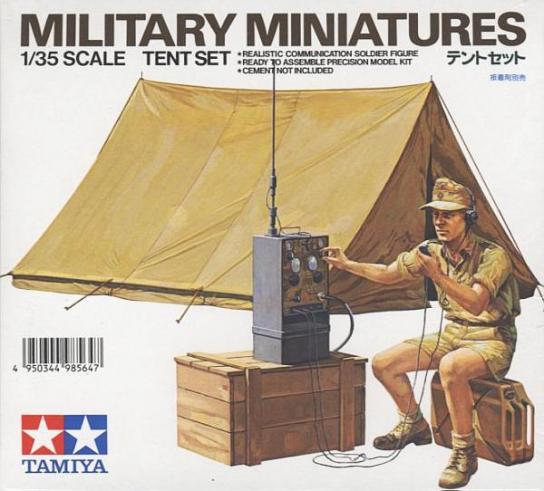 Tamiya 1/35 Scale Tent Set Plastic Model 35074 NZ Stock