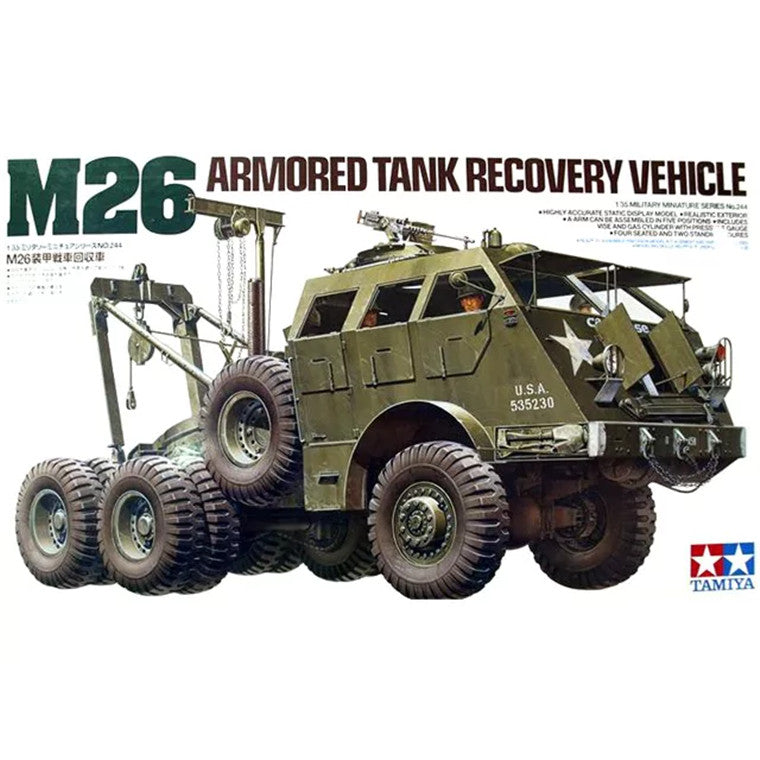 Tamiya 1/35 M26 Armored Tank Recovery Vehicle (No. 35244)