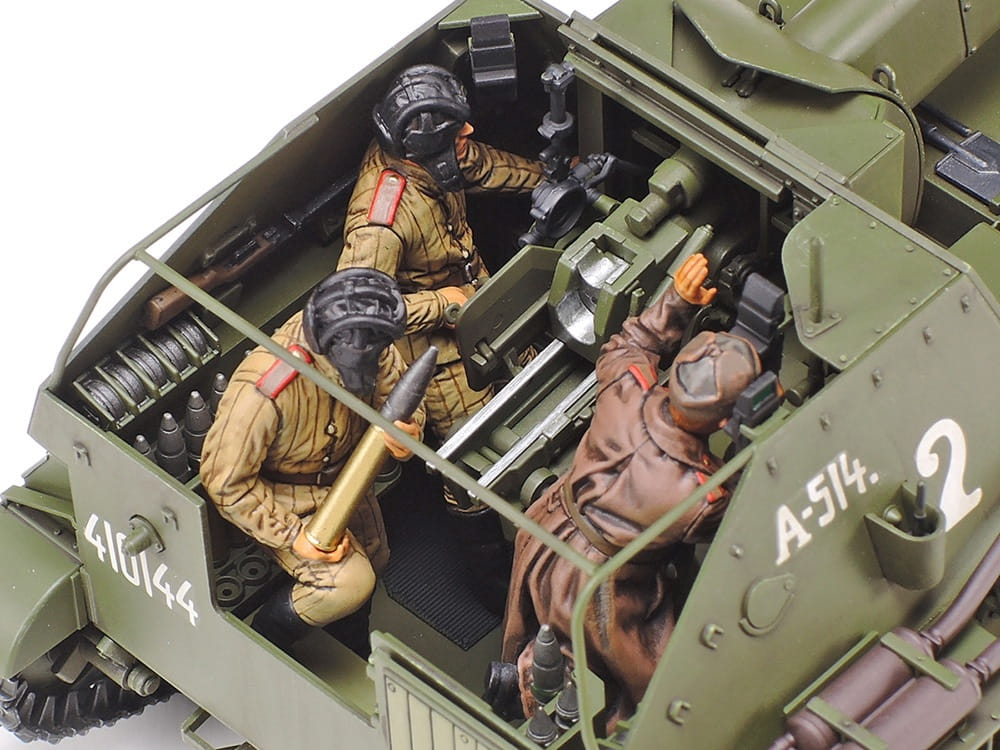 TAMIYA 35348 - 1:35 SU-76M Russian Self-Propelled Gun plastic model kit