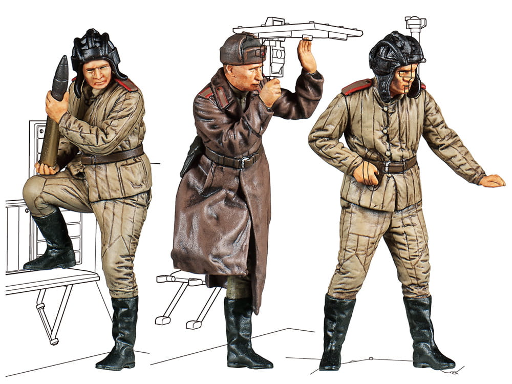 TAMIYA 35348 - 1:35 SU-76M Russian Self-Propelled Gun plastic model kit