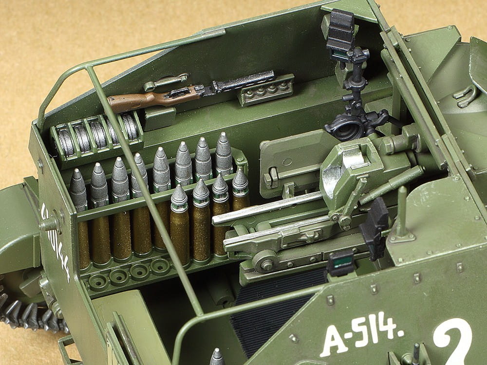 TAMIYA 35348 - 1:35 SU-76M Russian Self-Propelled Gun plastic model kit