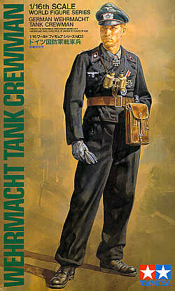 Tamiya 1:16 scale Wehrmacht Tank Crewman 36301 scale model kit