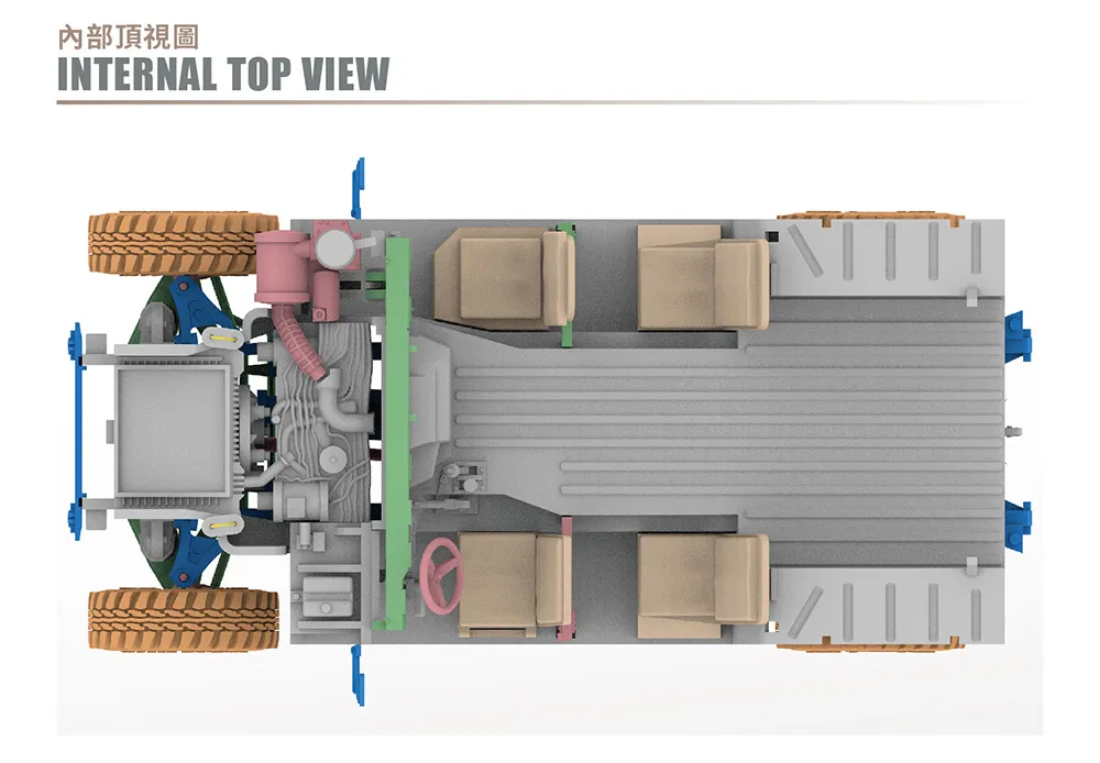 T-Model 1:72 scale M1025/6 Hummer Utility Vehicle TK7319 scale model kit
