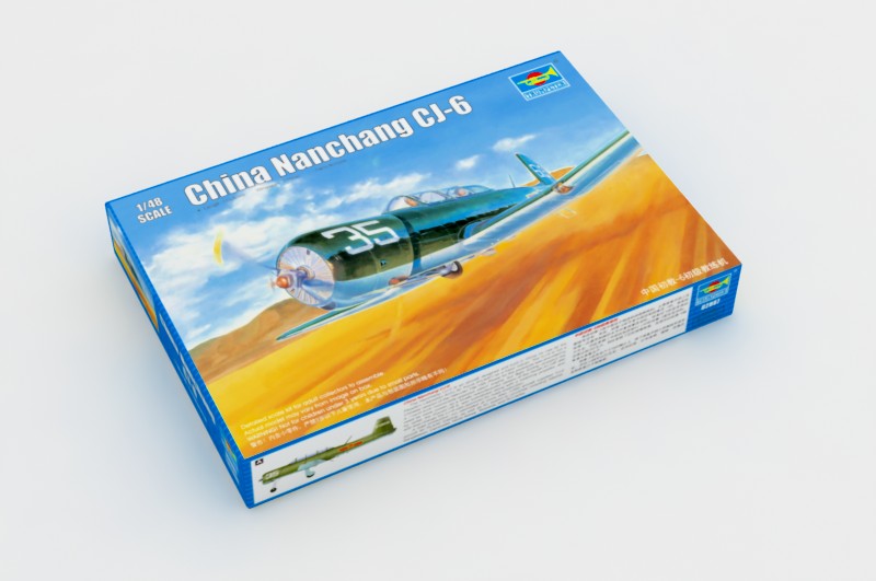 China Nanchang CJ-6 Trumpeter | No. 02887 | 1:48