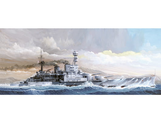 Trumpeter 1/350 HMS Repulse 1941 British Royal Navy Warship Plastic Model Kit 05312