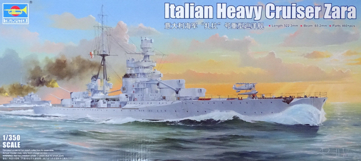 Trumpeter 1/350 Italian Heavy Cruiser Zara (No. 05347)