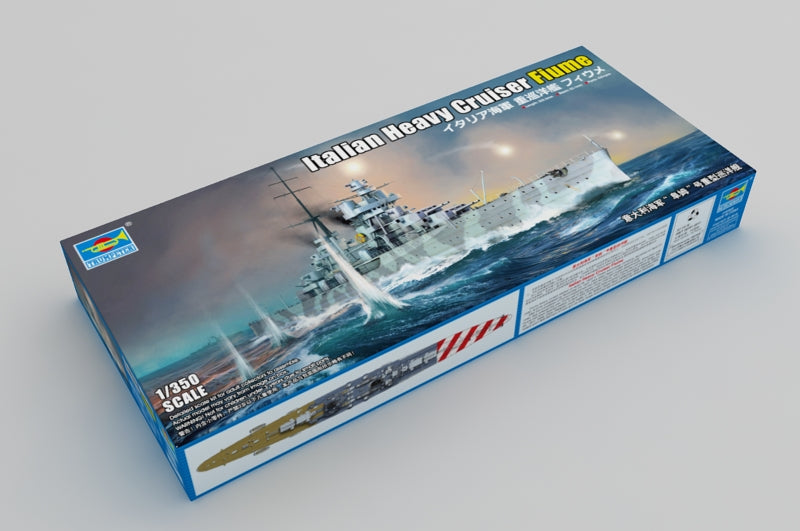 Trumpeter 1/350 Italian Heavy Cruiser Fiume WWII Ship Model Kit 05348