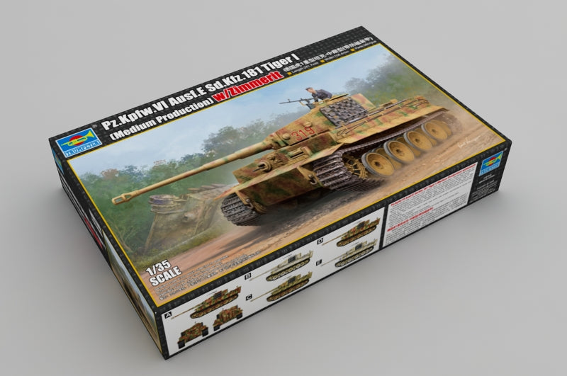 Trumpeter 1/35 Pz.Kpfw. VI Ausf. E Tiger I Medium Production w/ Zimmerit (No. 09539)