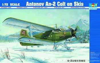 TRUMPETER 1:72 scale AN-2 Colt On Sledge 01607 plastic model kit