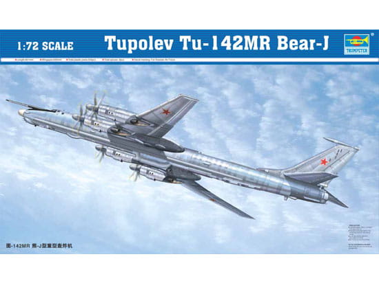 Trumpeter 1:72 Scale Tupolev Tu-142MR Bear-J 01609 Plastic Model Kit