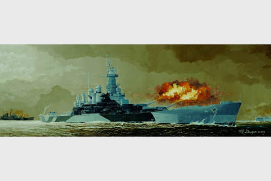 TRUMPETER 1:350 scale USS North Carolina BB55 05303 plastic model kit