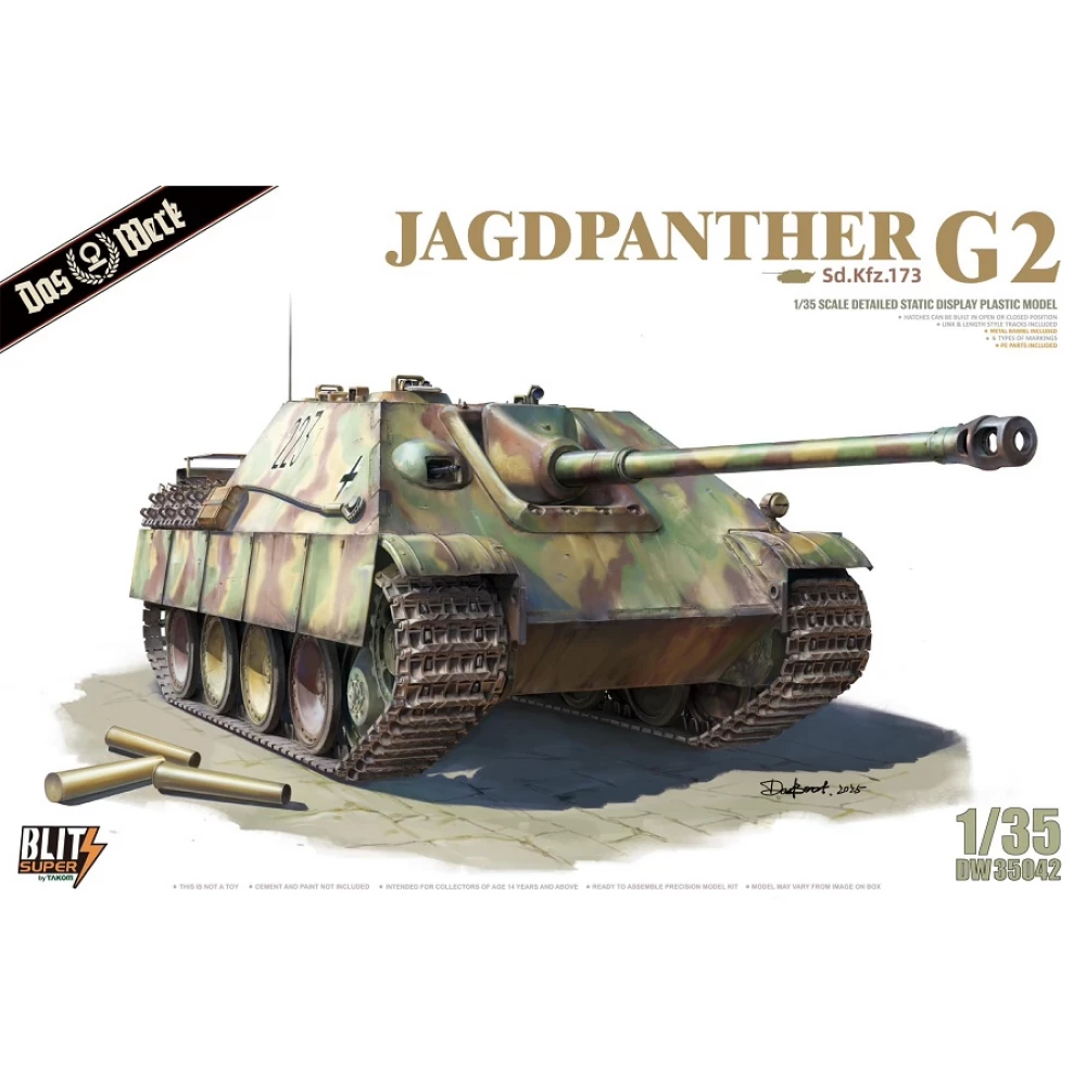 Takom (Das Werk) 1:35 scale Jagdpanther G2 "Super Blitz" 35042 scale model kit