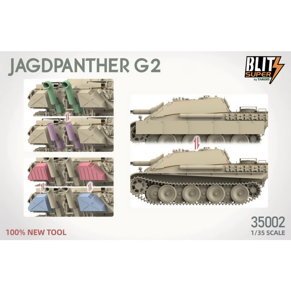 Takom (Das Werk) 1:35 scale Jagdpanther G2 "Super Blitz" 35042 scale model kit