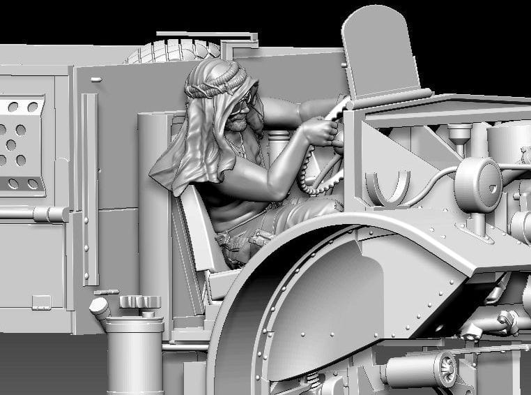 Thunder Model 1:35 scale LRDG CMP F30 Truck with Ordnance 37mm Mk.I Bofors Gun (Limited Bonus Edition) 35307 scale model kit
