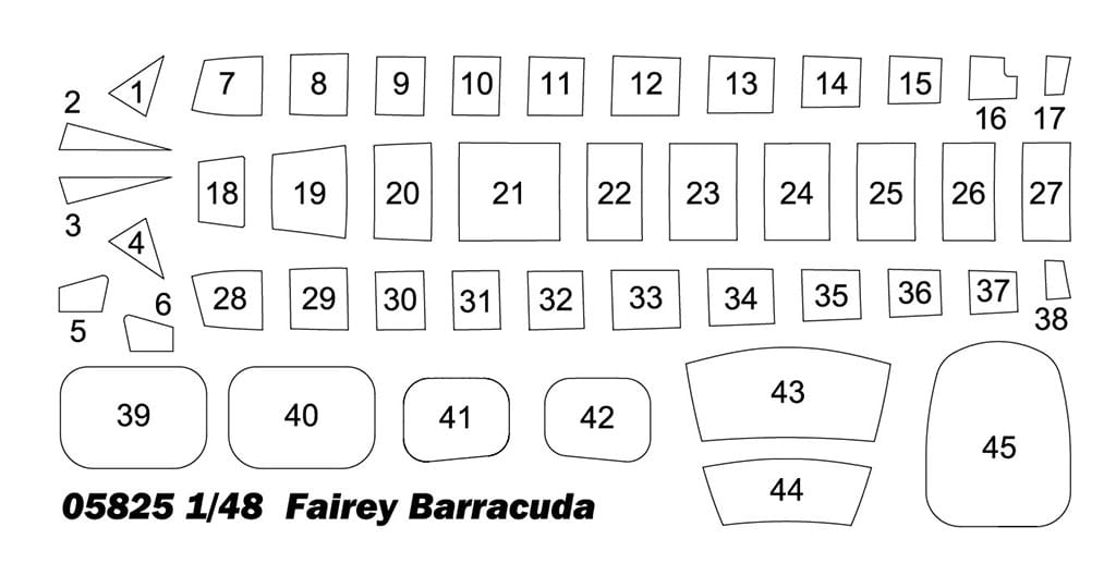 Trumpeter 1:48 Scale Fairey Barracuda Mk.II 05825 Plastic Model Kit