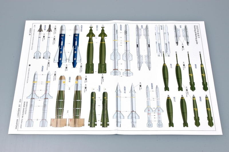 Trumpeter 1:32 scale US Aircraft Weapons A 03302 plastic model kit