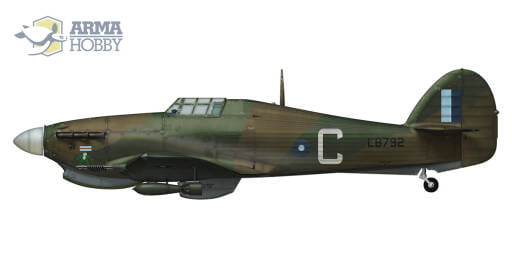 Arma Hobby 1:72 scale Hurricane Mk II b/c "Expert Set" 70042 scale model kit