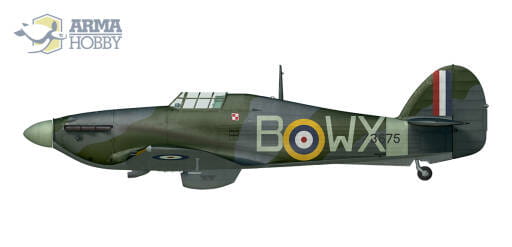 Arma Hobby 1:72 scale Hurricane Mk II b/c "Expert Set" 70042 scale model kit