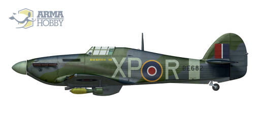 Arma Hobby 1:72 scale Hurricane Mk II b/c "Expert Set" 70042 scale model kit
