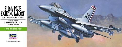 F-16A Plus Fighting Falcon U.S. Air Force Tactical Fighter Hasegawa No.00231 1:72 Model Kit