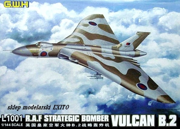 Great Wall Hobby 1/144 Scale R.A.F. Strategic Bomber Vulcan B.2 L1001 Plastic Model Kit NZ Stock
