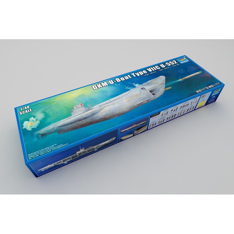 Trumpeter 1/48 DKM U-Boat Type VIIC U-552 – No. 06801