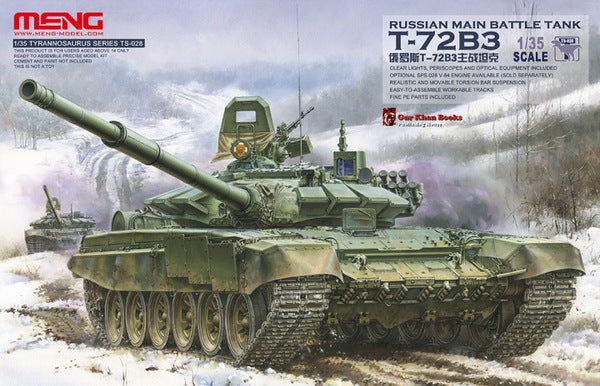 Meng Model 1/35 Russian Main Battle Tank T-72B3 (No. TS-028)