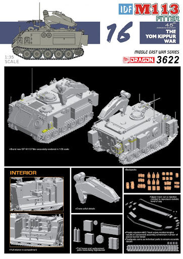 Dragon 1/35 IDF M113 Fitters & Chata'p Field Repair Vehicle Kit 3622